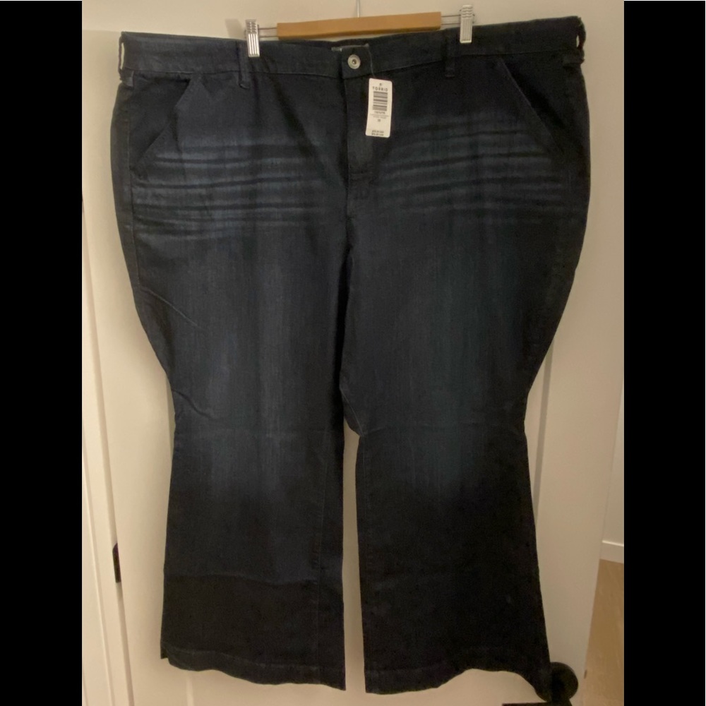 NWT Torrid Mid Rise Flare Stretch Jean (30 Plus)